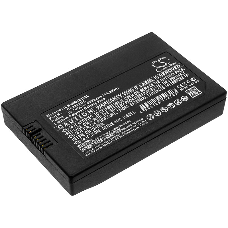4000mAh Battery for GE Druck DPI 611/612/Flex Calibrators - 3.7V Li-Polymer Replacement Battery - Survey & Test Equipment Power
