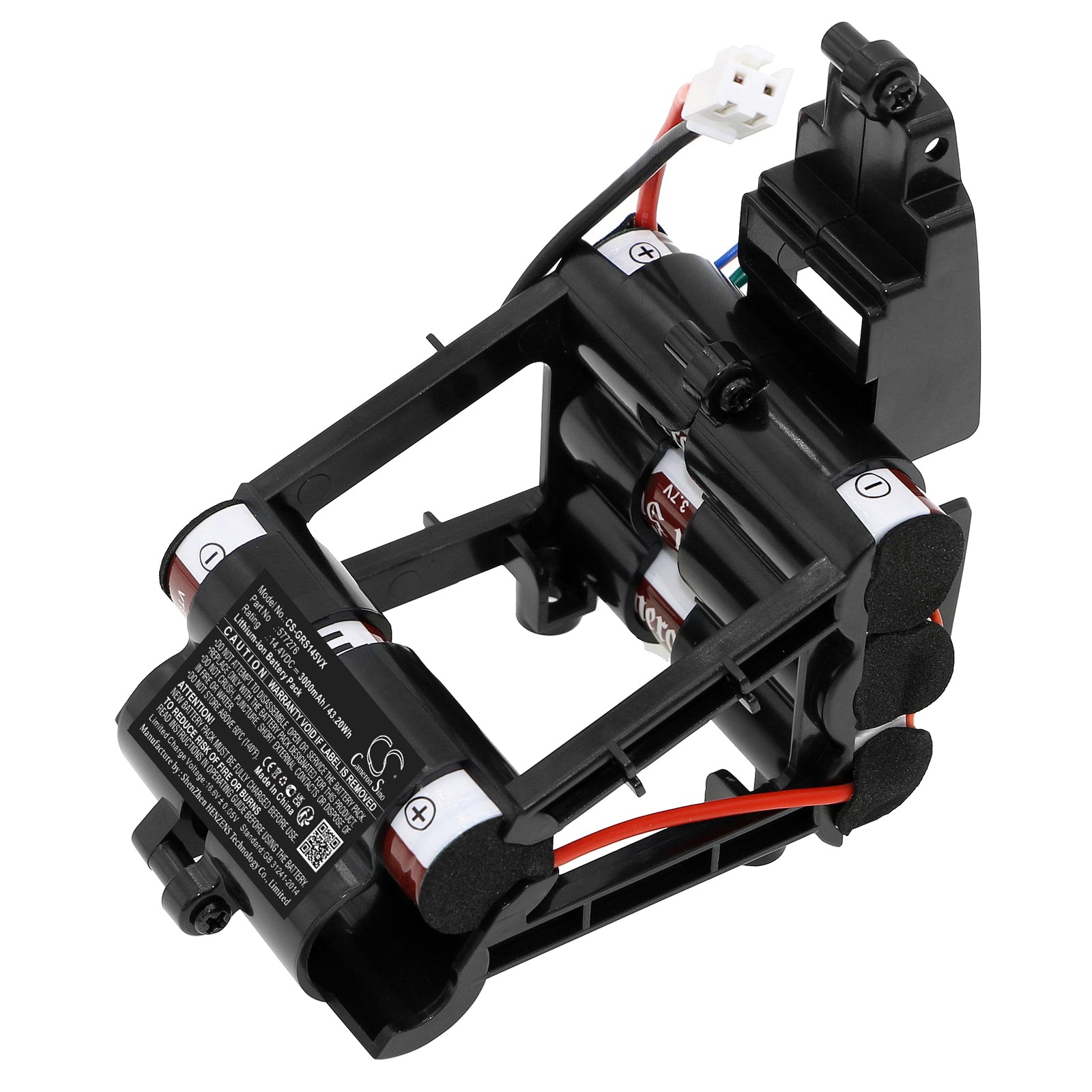 3000mAh Replacement Battery for Gorenje SVC144FW SVC144FBK Vacuum - 14.4V 43.2Wh Li-ion
