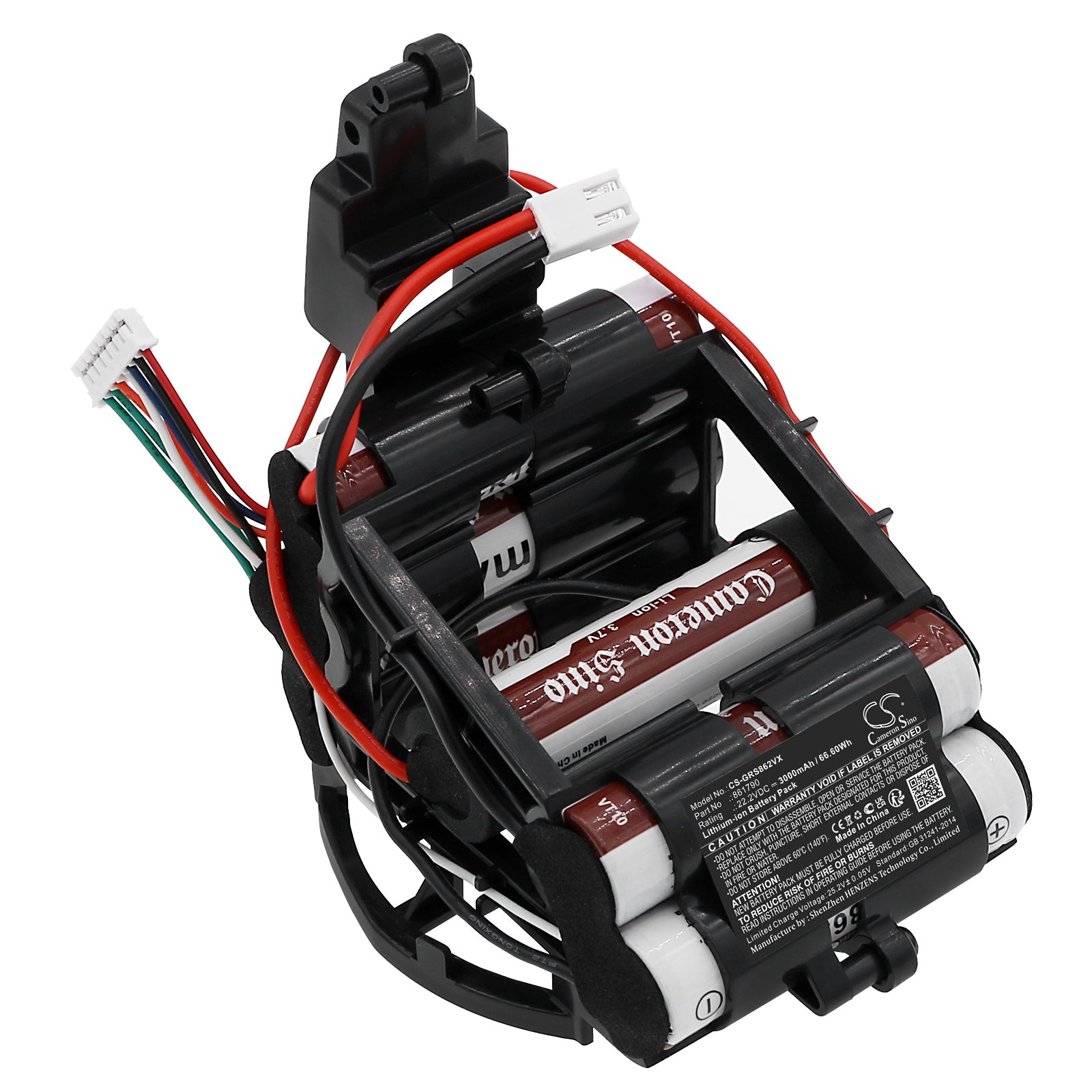 22.2V 3000mAh Li-ion Replacement Battery for Gorenje SVC216 Vacuum Cleaners - SVC216FR, FS, FGD, FMB, FBKS
