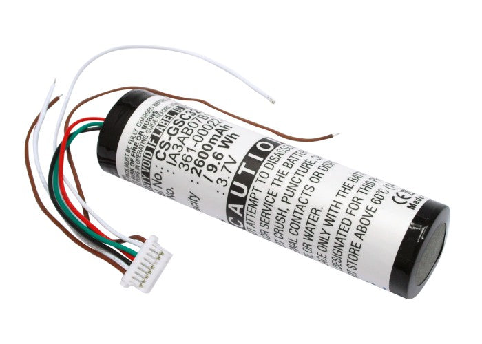 2600mAh Replacement Battery for Garmin StreetPilot C320 C550 GPS Navigator - 3.7V, 9.62Wh, GPS Navigation Repair Part
