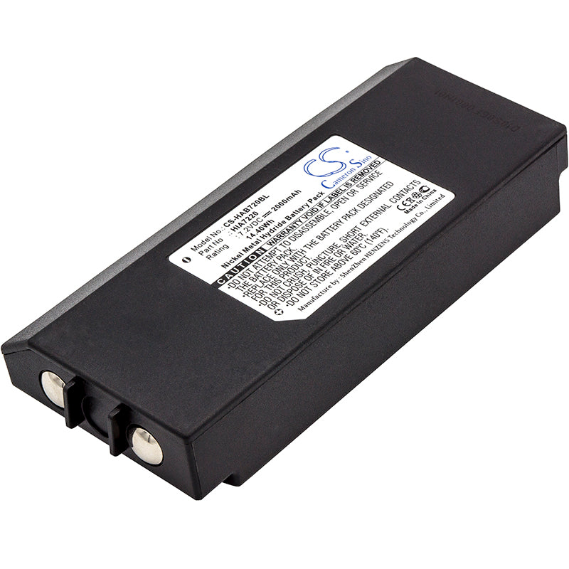 7.2V 2000mAh Ni-MH Replacement Battery for Hiab XS Drive Crane Remote - H3786692, H3796692
