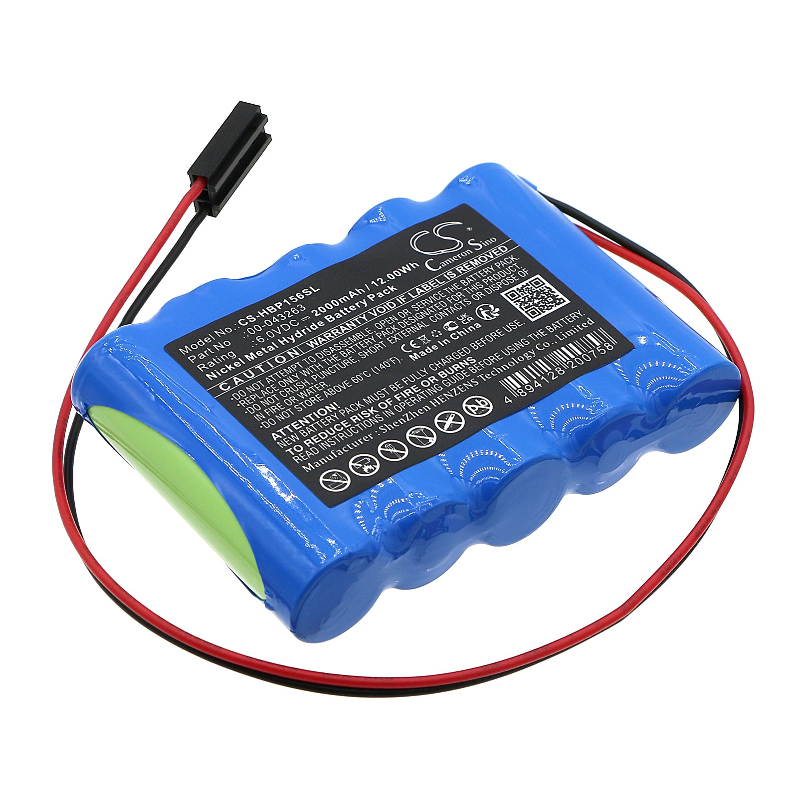 Hobart Quantum Scale Battery - 6V 2000mAh Ni-MH Replacement for Digital Deli Label Printers
