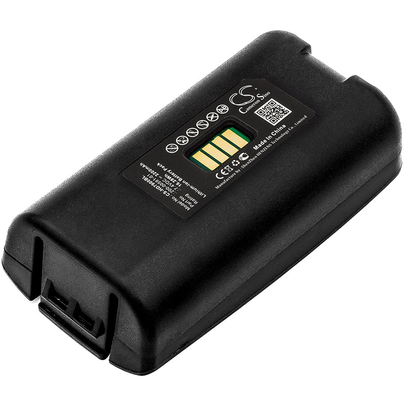 2200mAh Replacement Battery for Dolphin 7900, 9500, 9550, 9900 Barcode Scanners - 7.4V Li-ion
