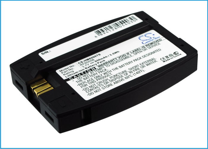 950mAh Li-ion Replacement Battery for HME 6000 I.Q Wireless Headsets - Com6000, HS400, HS500, SYS6000 Series
