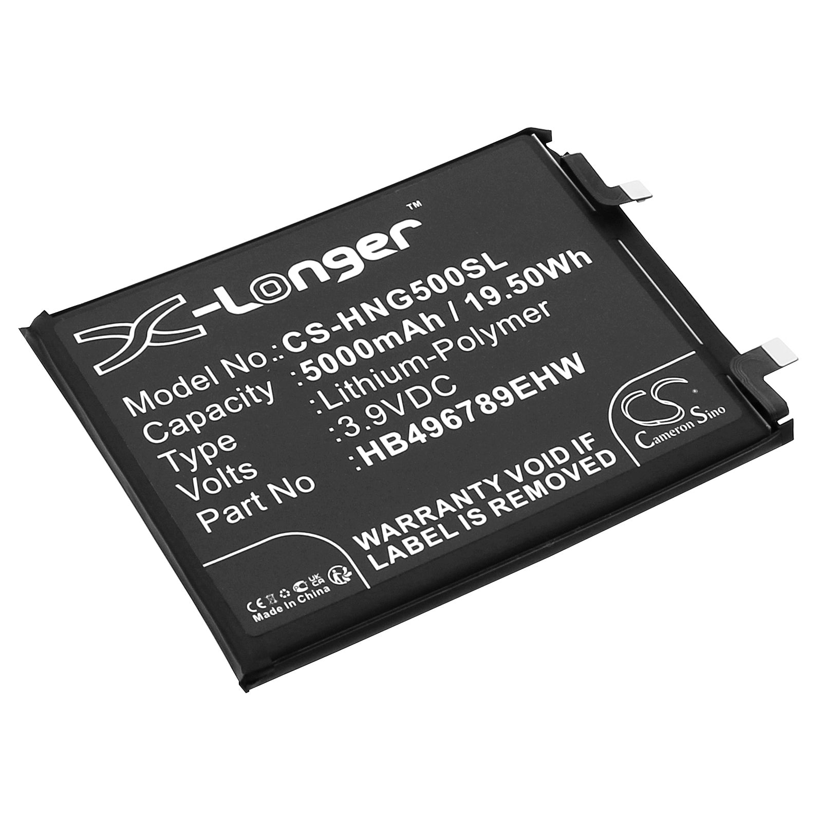 Honor Magic 5 Replacement Battery - 5000mAh Li-Polymer - 87.3x66.3x5mm, 3.9V, HB496789EHW - Phone Battery Replacement
