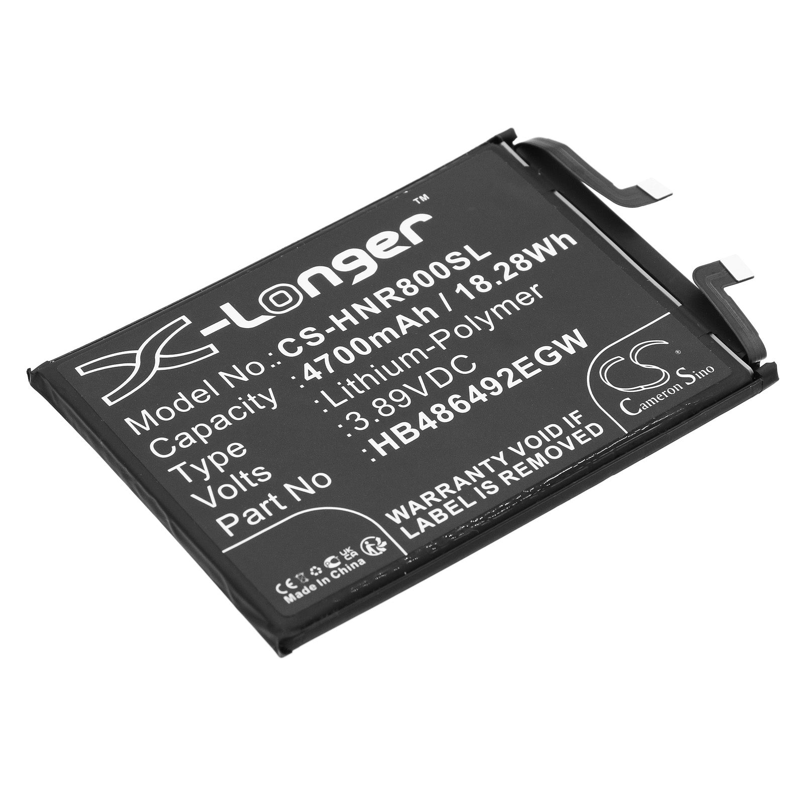 4700mAh Replacement Battery for Honor 80 SE & 90 - 3.89V Li-Polymer - HB486492EGW - Phone Repair
