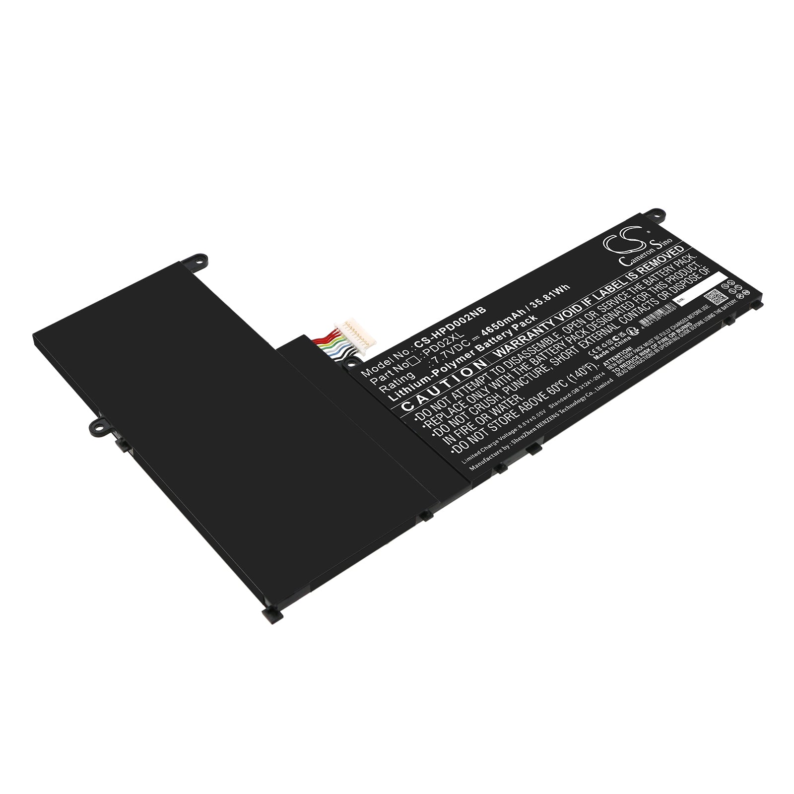 HP PD02XL Replacement Laptop Battery - 207/298 Notebook, 7.7V 35.81Wh Li-Polymer
