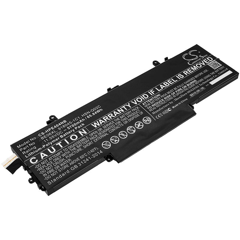HP EliteBook 1040 G4 Laptop Battery - 65.84Wh, 5700mAh, 11.55V - High Capacity Li-Polymer Replacement
