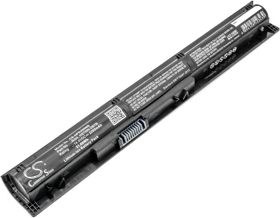 2200mAh Laptop Battery for HP Envy 15, ProBook 450/455/470 G3/G4 Series - 14.4V 31.68Wh Li-ion