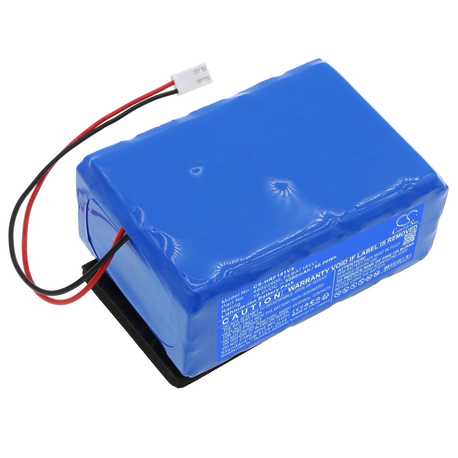 18V 5000mAh Battery for Hoover FE18ALi Cordless Vacuum - Enhanced 90Wh Runtime Replacement
