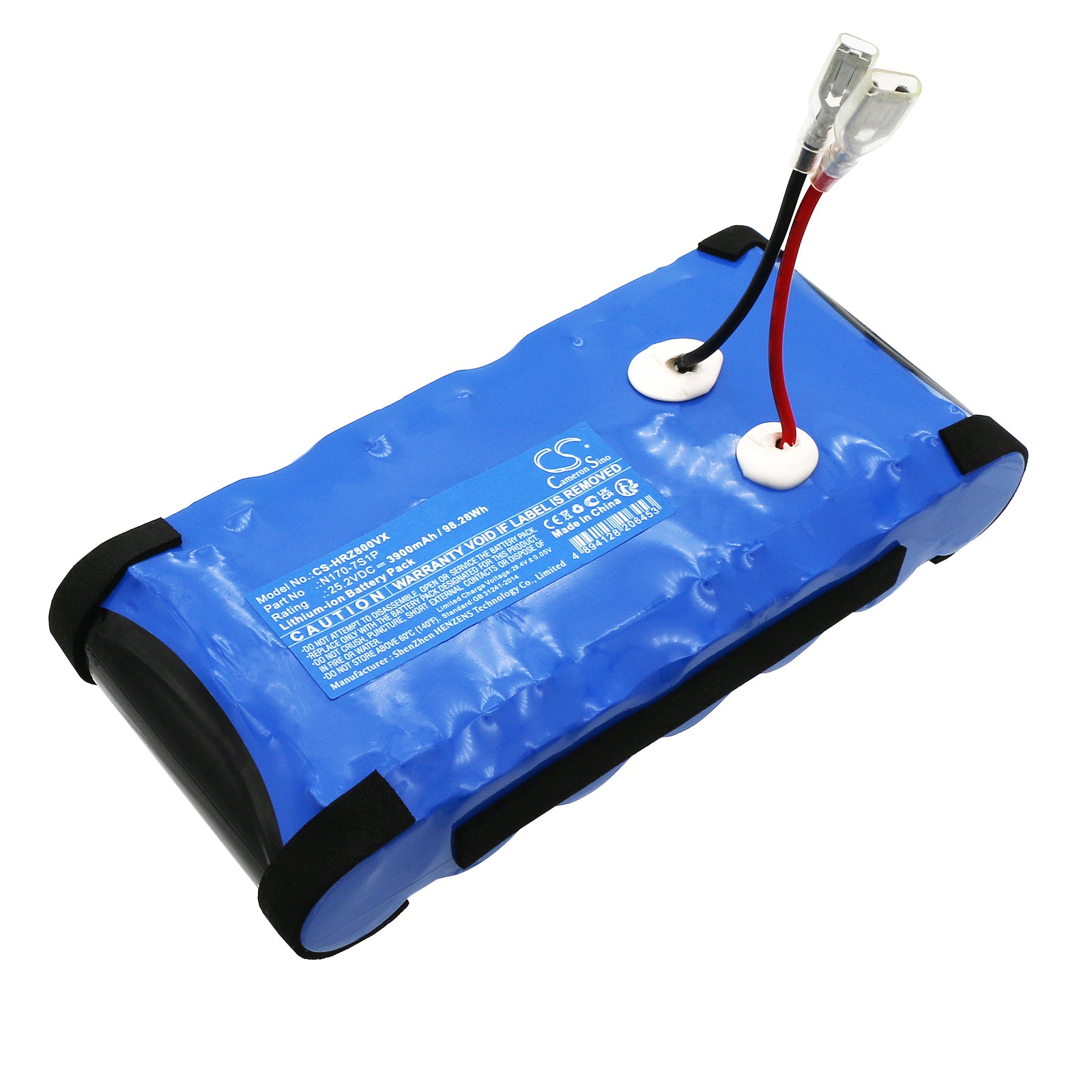 Haier Z8 Z9 Pro Vacuum Battery: 25.2V 3900mAh Li-ion Replacement, Fits Z10 Z11 E9 N170-7S1P Cordless Stick Vacuums
