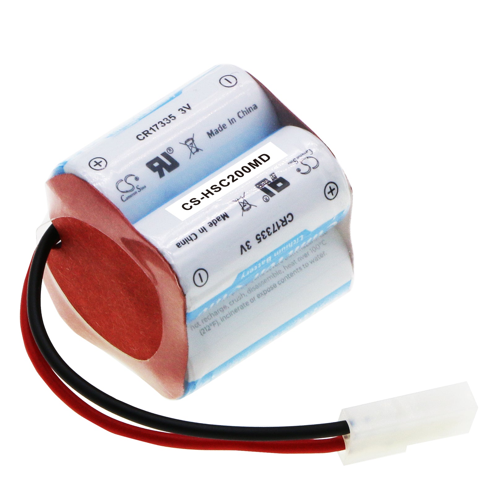 12V 1350mAh Li-MnO2 Battery for HeartStation Premium Alarmed Cabinets & M902 Defibrillator
