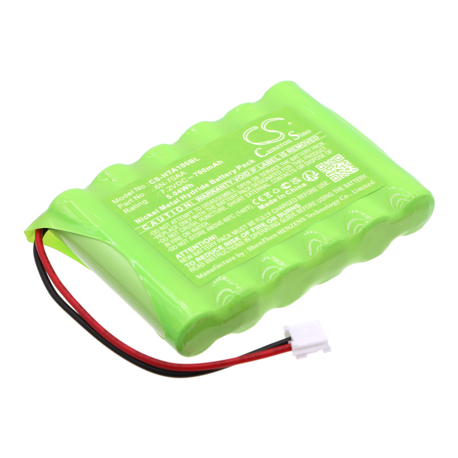 700mAh 7.2V Ni-MH Battery for Holzleitner AMEISE Crane Remote - Compact 62x45.3x10.5mm Replacement Pack
