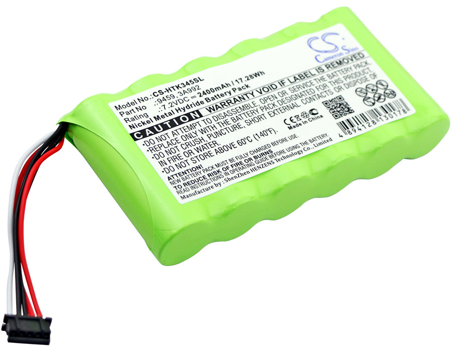 7.2V 2400mAh Ni-MH Replacement Battery Pack for Hioki 3196 & PW3360 Power Loggers/Clamp Meters
