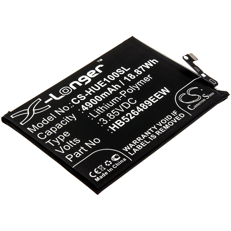 4900mAh Replacement Battery for Huawei Enjoy 10e, Honor Play 9A (MED-AL00, MOA-AL00) - HB526489EEW
