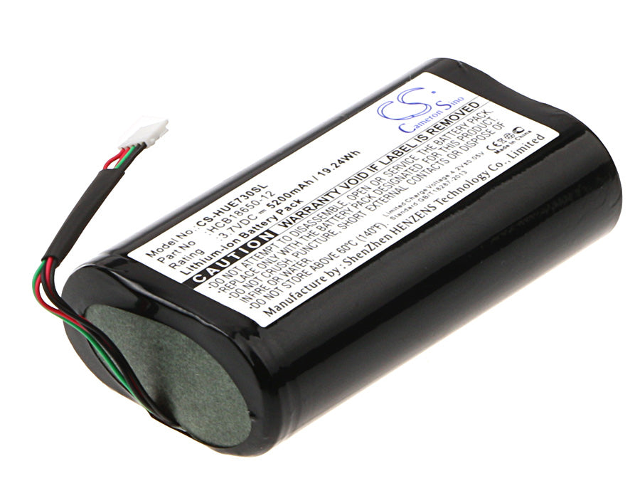 5200mAh Replacement Battery for Huawei E5730/E5730s Mobile Hotspot - 3.7V Li-ion HCB18650-12 Extended Life
