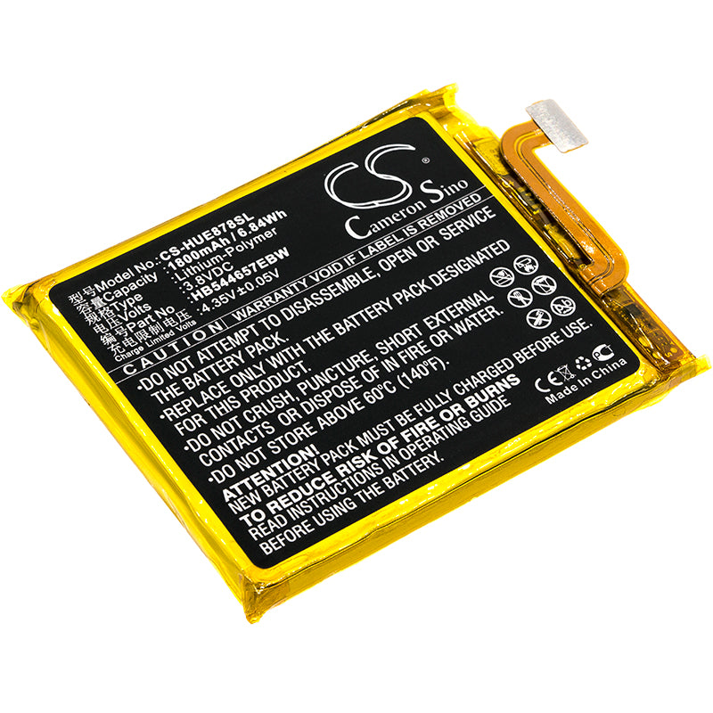 1800mAh Replacement Battery for Huawei E5878 Mobile Hotspot - 3.8V Li-Polymer HB544657EBW 
