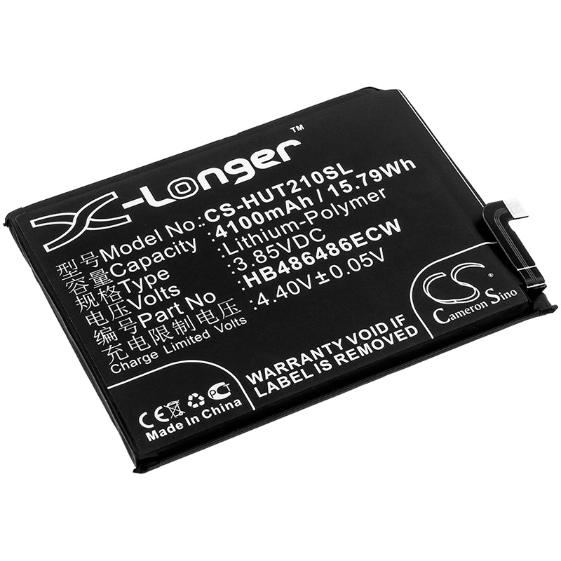 4100mAh Replacement Battery for Huawei Mate 20 Pro/P30 Pro - Exact Fit, 3.85V Li-Polymer - Specified Model Compatibility
