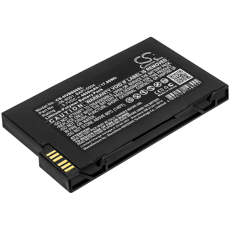 4850mAh Replacement Battery for HumanWare BrailleNote Apex - 3.7V Li-Polymer, High Capacity
