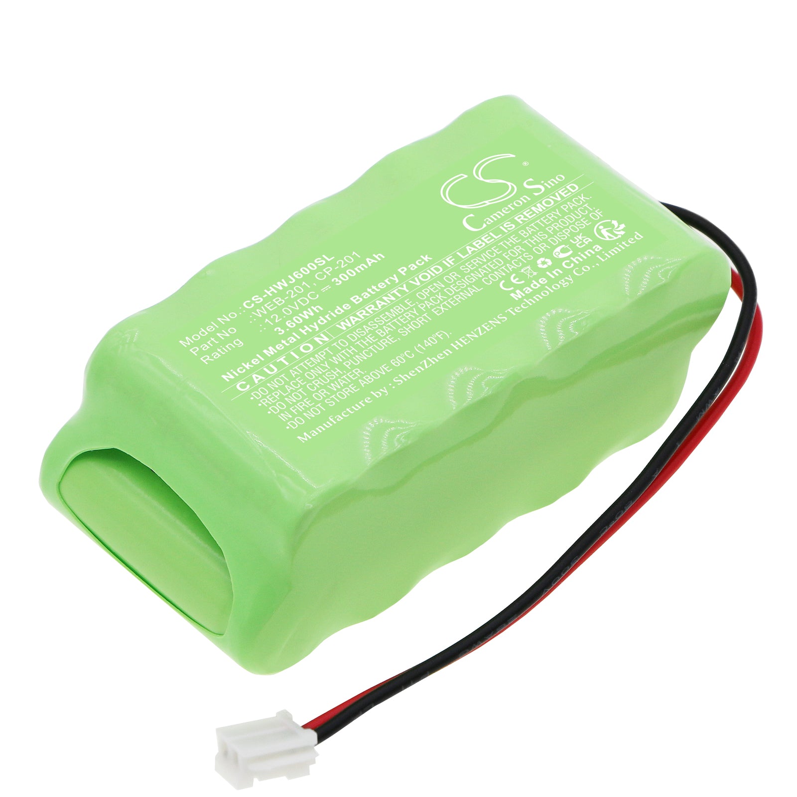 12V 300mAh Ni-MH Replacement Battery for Honeywell Vykon JACE & Lynxspring JENEsys Controllers
