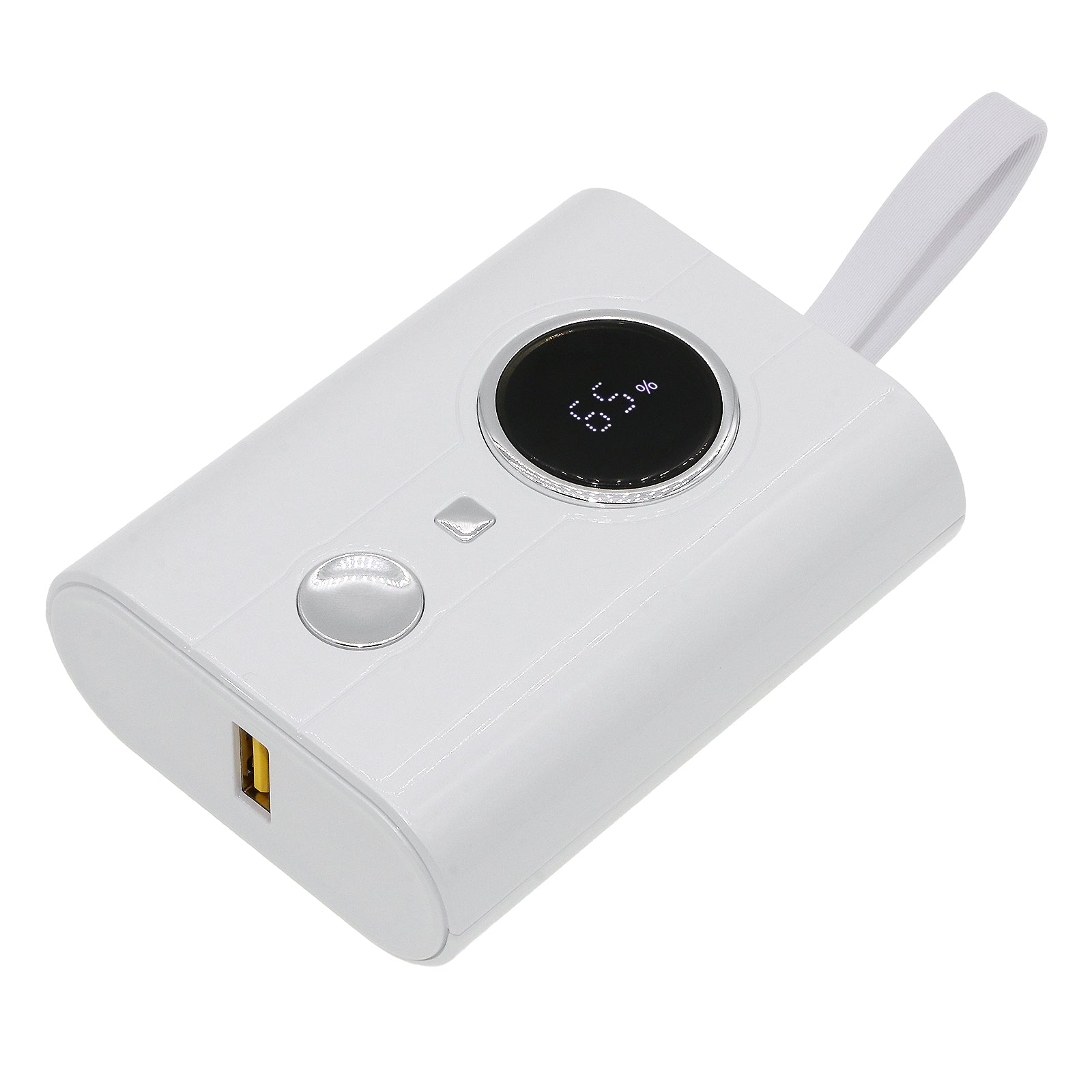 Portable 50Wh Power Bank - 81.2x61x27.8mm External Battery Charger, 5V Output, Travel Essential 
