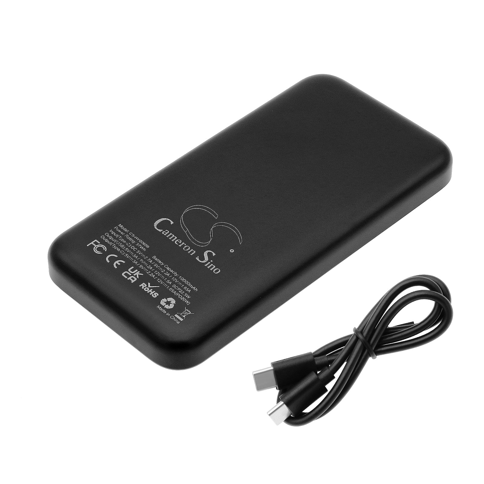 QC3.0 & PD 18W 10000mAh Power Bank: Slim Portable Charger for Smartphones & Tablets, 50Wh Li-Polymer Battery
