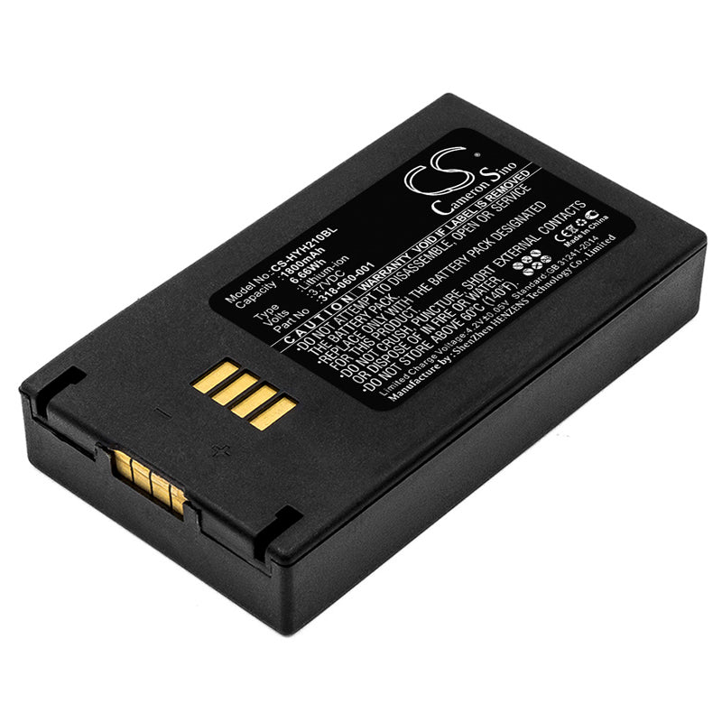 1800mAh Replacement Battery for Honeywell IH21 & IH21A0014 RFID Barcode Scanners - 3.7V Li-ion, 6.66Wh
