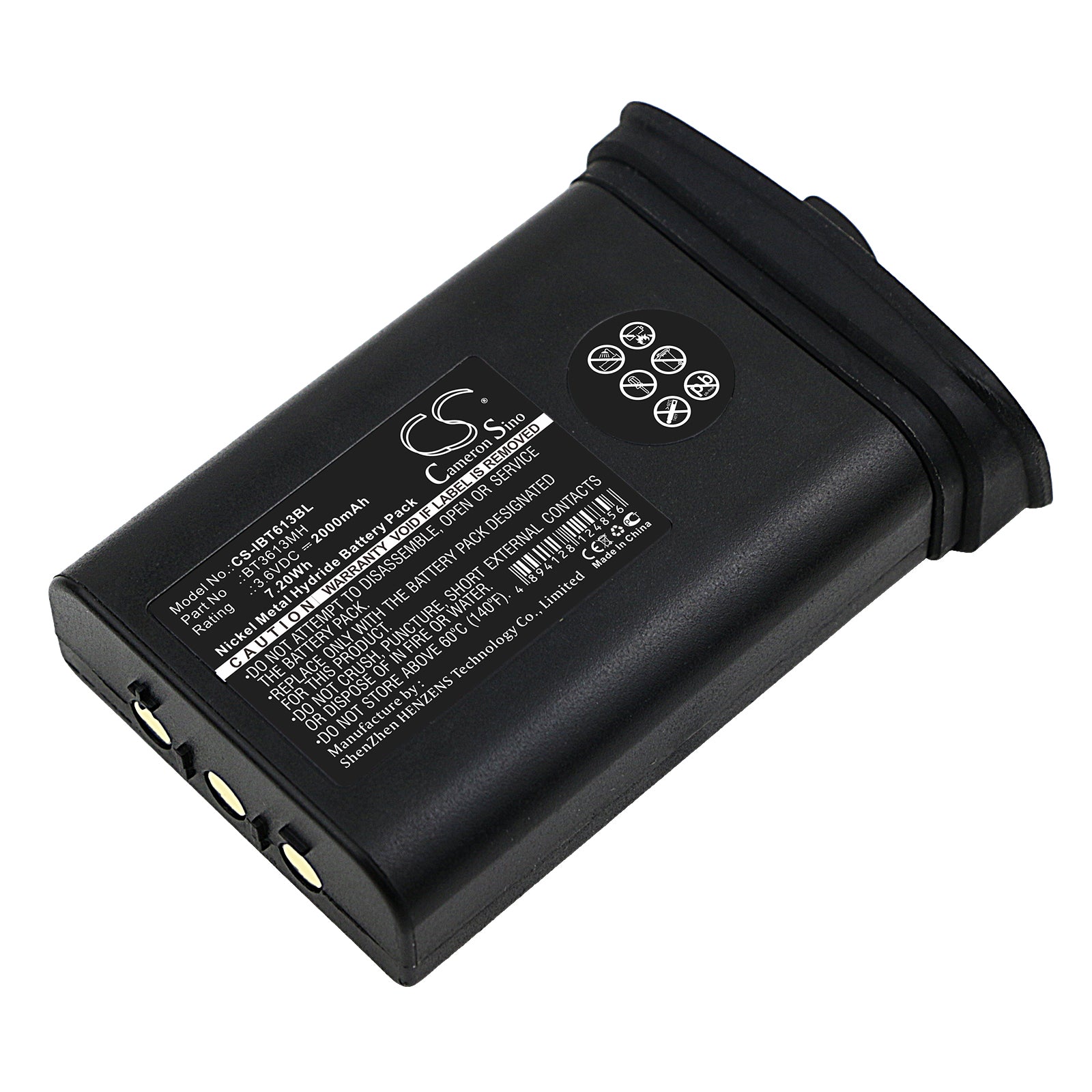 Itowa Winner Crane Remote Control Battery - 3.6V 2000mAh Ni-MH Replacement Pack (82.3x52.2x24.2mm)
