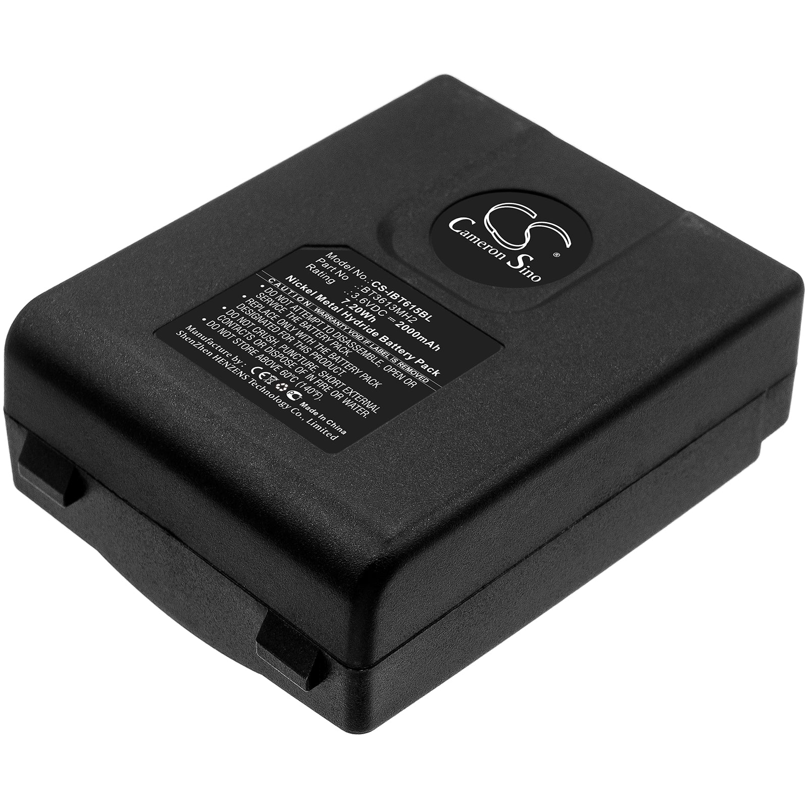 2000mAh 3.6V Ni-MH Replacement Battery for Itowa Winner 2G V1 Crane Remote (61.3x49.5x22.3mm)
