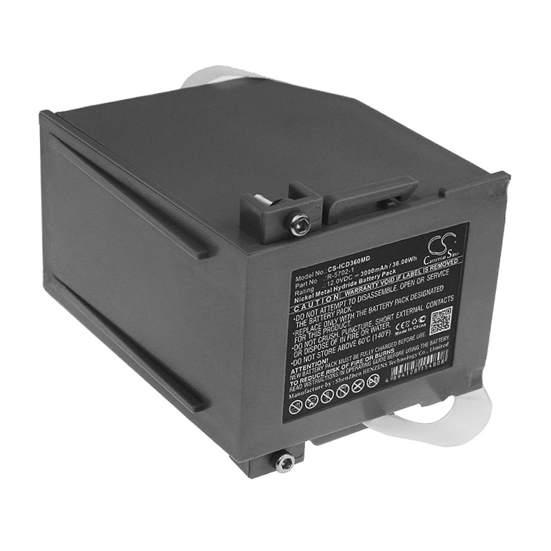 12V 3000mAh Ni-MH Battery for Innomed CA360B & CA360-B Medical Device - Replacement Power Pack
