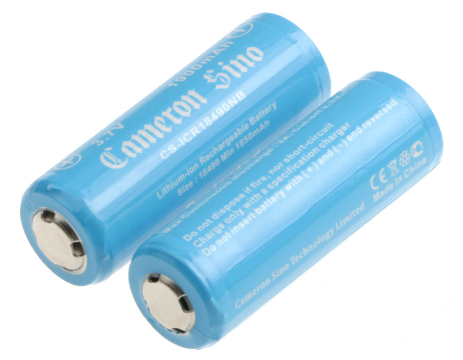 18.5x18.5mm 3.7V 7.03Wh Li-ion Rechargeable Battery - DIY Electronics, Lighting, Power Tools Cell Replacement
