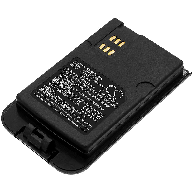 3000mAh Replacement Battery for Inmarsat Isatphone 2 Satellite Phone (SAS2 & 136081) - 3.7V, 11.1Wh - Extended Power
