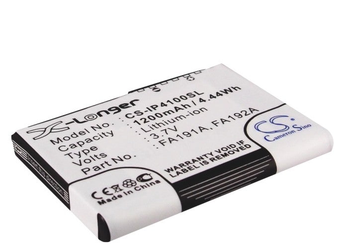 HP iPAQ h4100 Series PDA Battery - 3.7V 1200mAh Li-ion Replacement (h4150, h4155, h4135 Compatible) - 343110-001
