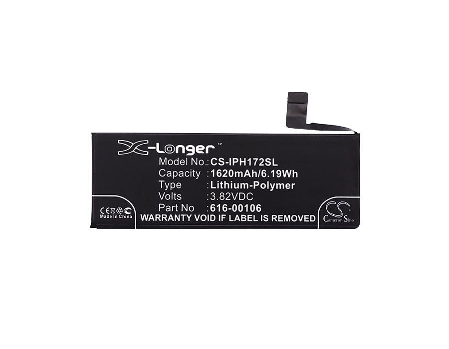 iPhone 5S Replacement Battery - 1560mAh Premium Li-ion, 3.8V, A1453, A1457, A1518, A1528, A1530, A1533 - Fix Battery Issues
