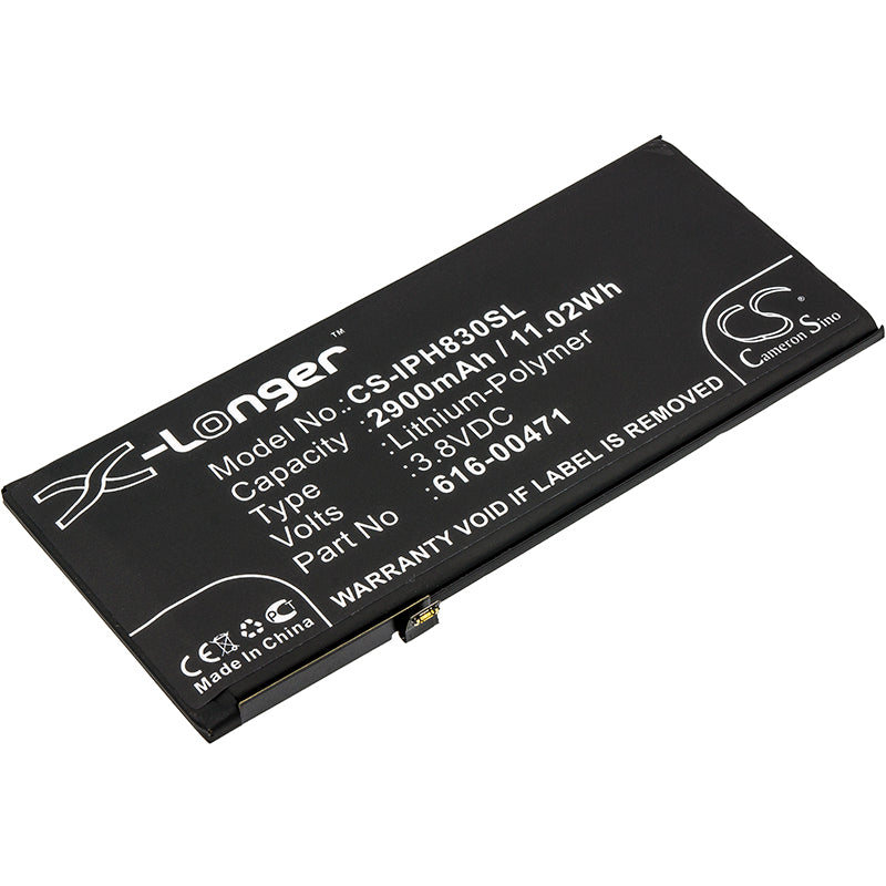 2900mAh iPhone XR/11 Replacement Battery - A2105, A2106, A2108, A1984 - 3.8V Li-Polymer, High Capacity
