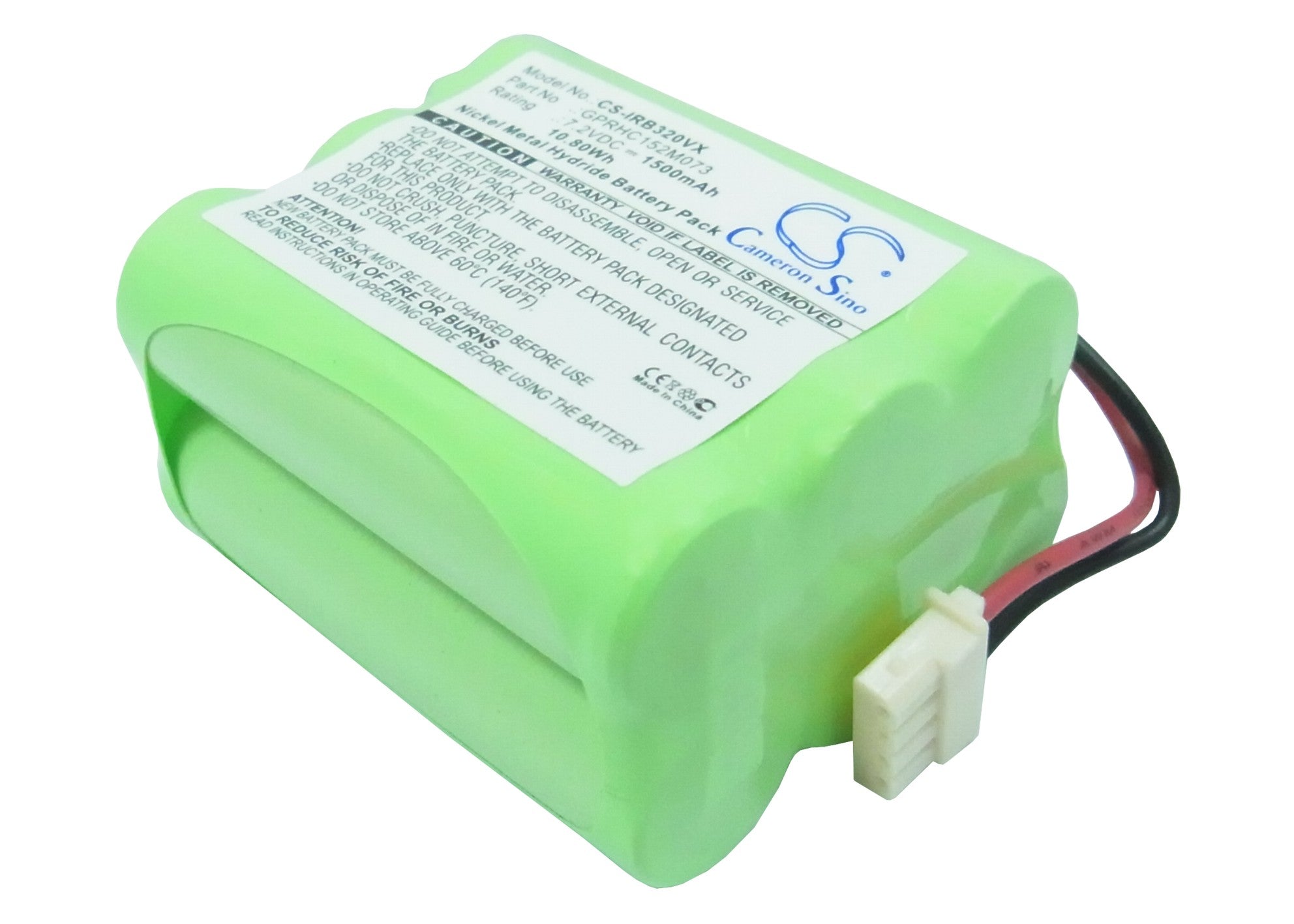 7.2V 1500mAh Ni-MH Replacement Battery for iRobot Braava 320 & 321 Floor Mopping Robot - Extended Life Power
