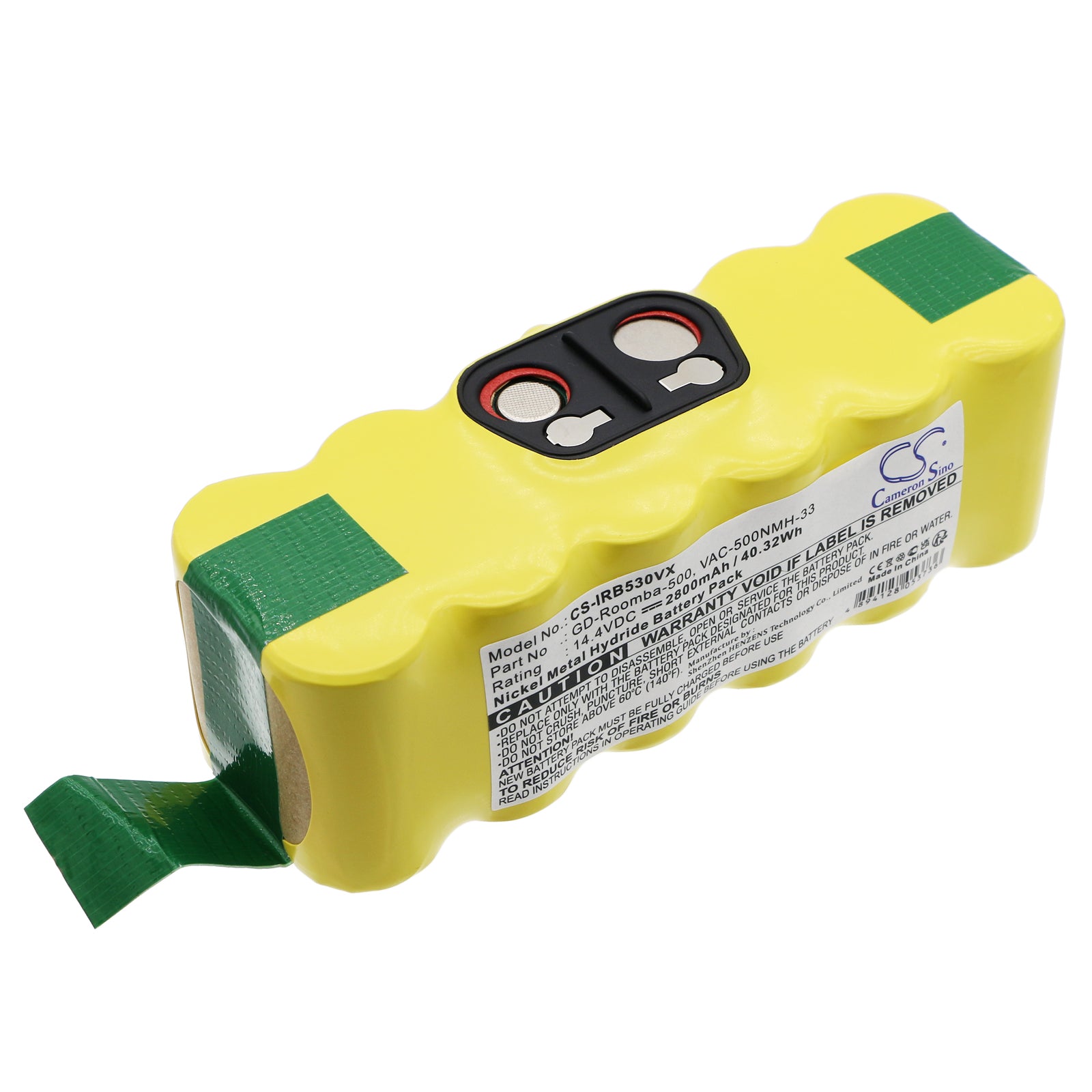 2800mAh 14.4V Ni-MH Replacement Battery for iRobot Roomba 500/600/700/800/900 & Vileda Robot Vacuum, Auto Cleaner M-488
