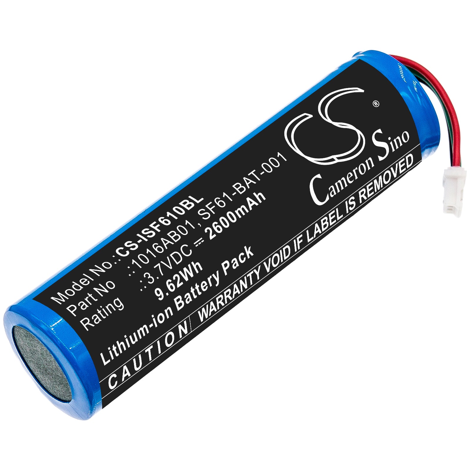 2600mAh Replacement Battery for Intermec SF61 & SF61b Barcode Scanners - 3.7V Li-ion (1016AB01)
