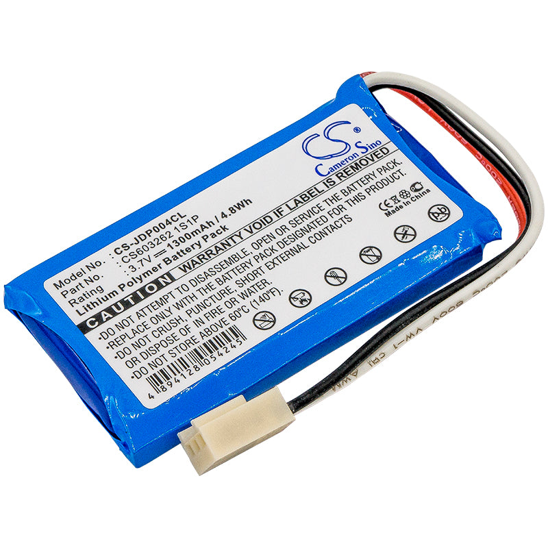 1300mAh Replacement Battery for Jablocom GDP-04A/D Cordless Phone - 3.7V Li-ion, 63.36x31.88x6.15mm
