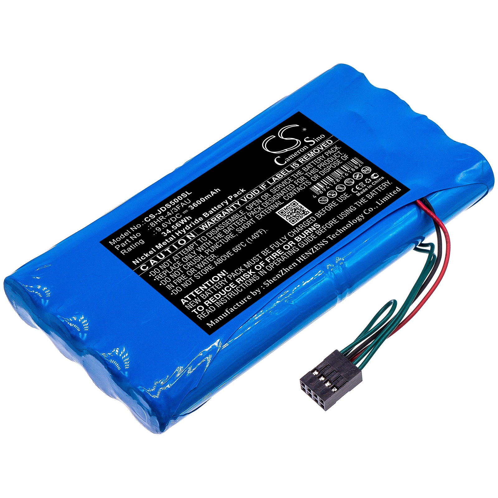 9.  6V 3600mAh Ni-MH Replacement Battery for JDSU/ACTERNA ANT-5 Tester, 133.6x67.5x19.1mm
