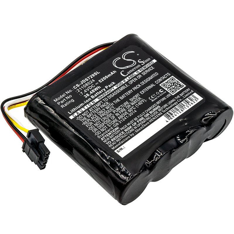 7.4V 5200mAh Replacement Battery for JDSU WiFi Advisor & Viavi SC-TPS Analyzers - Replaces 21129596, 21100729
