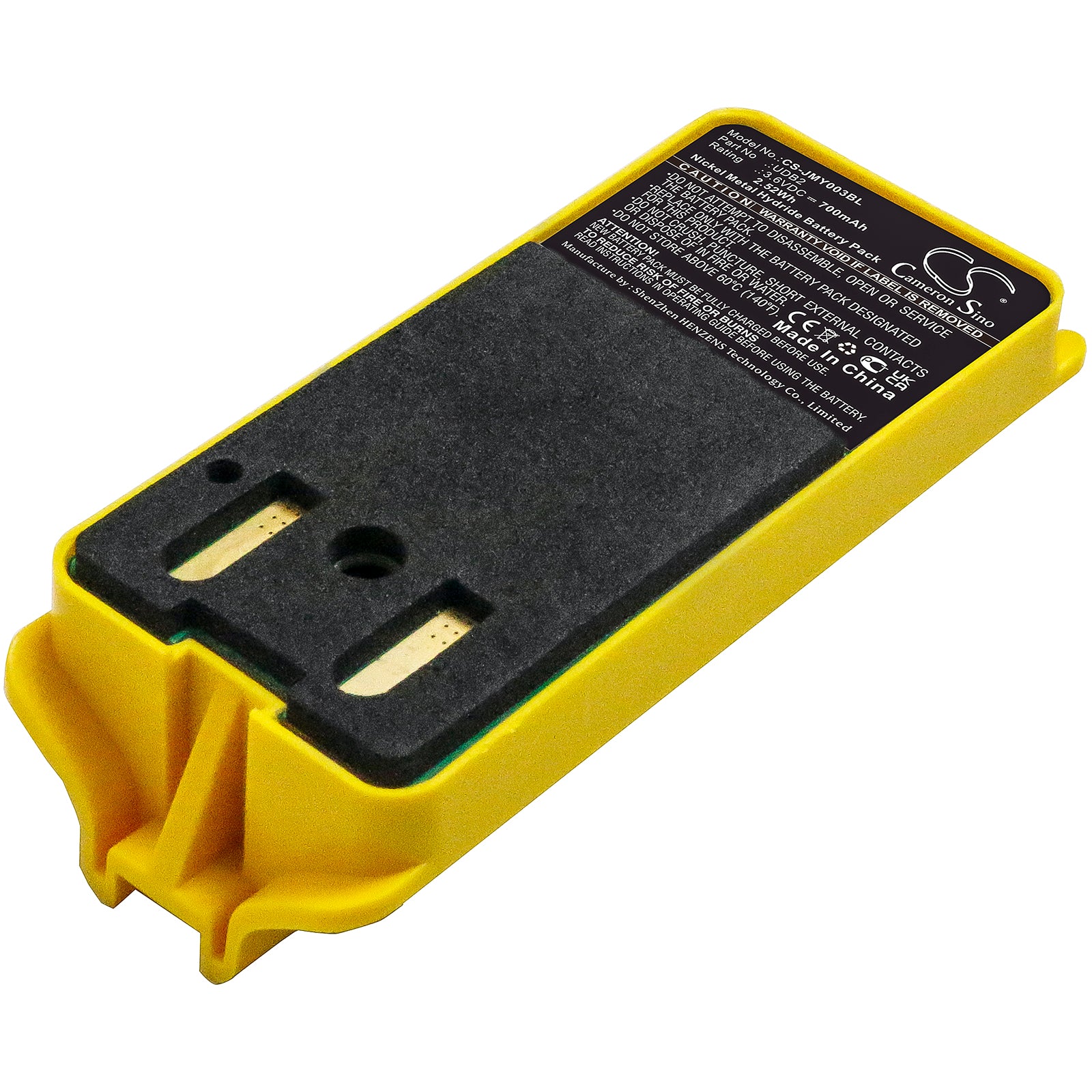 700mAh 3.6V Ni-MH Replacement Battery for JAY A003 HAS Crane Remote, UDE & Industrial Radios
