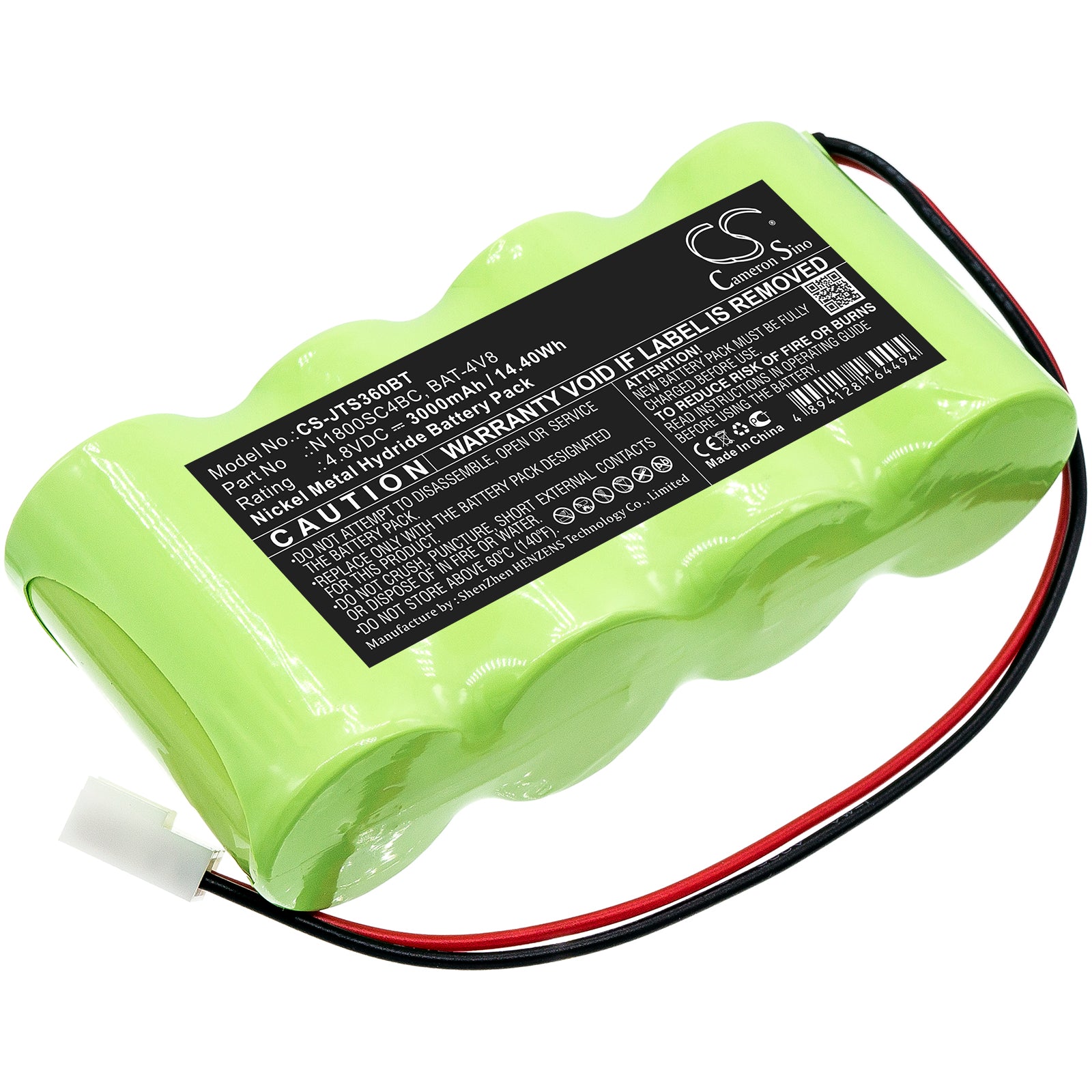 Jablotron OS-360A/OS-365A Alarm System Battery: 3000mAh, 4.8V Ni-MH Replacement, Long-Life Power
