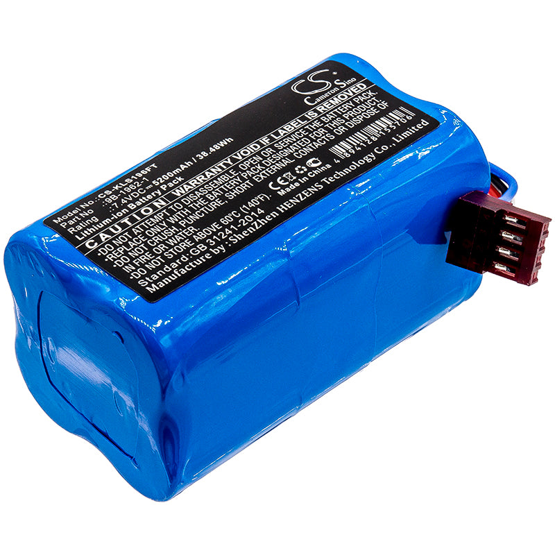 7.4V 5200mAh Li-ion Replacement Battery for Koehler Lighthawk LED Flashlight (Models 07712, 07610, 9B-1962-1)
