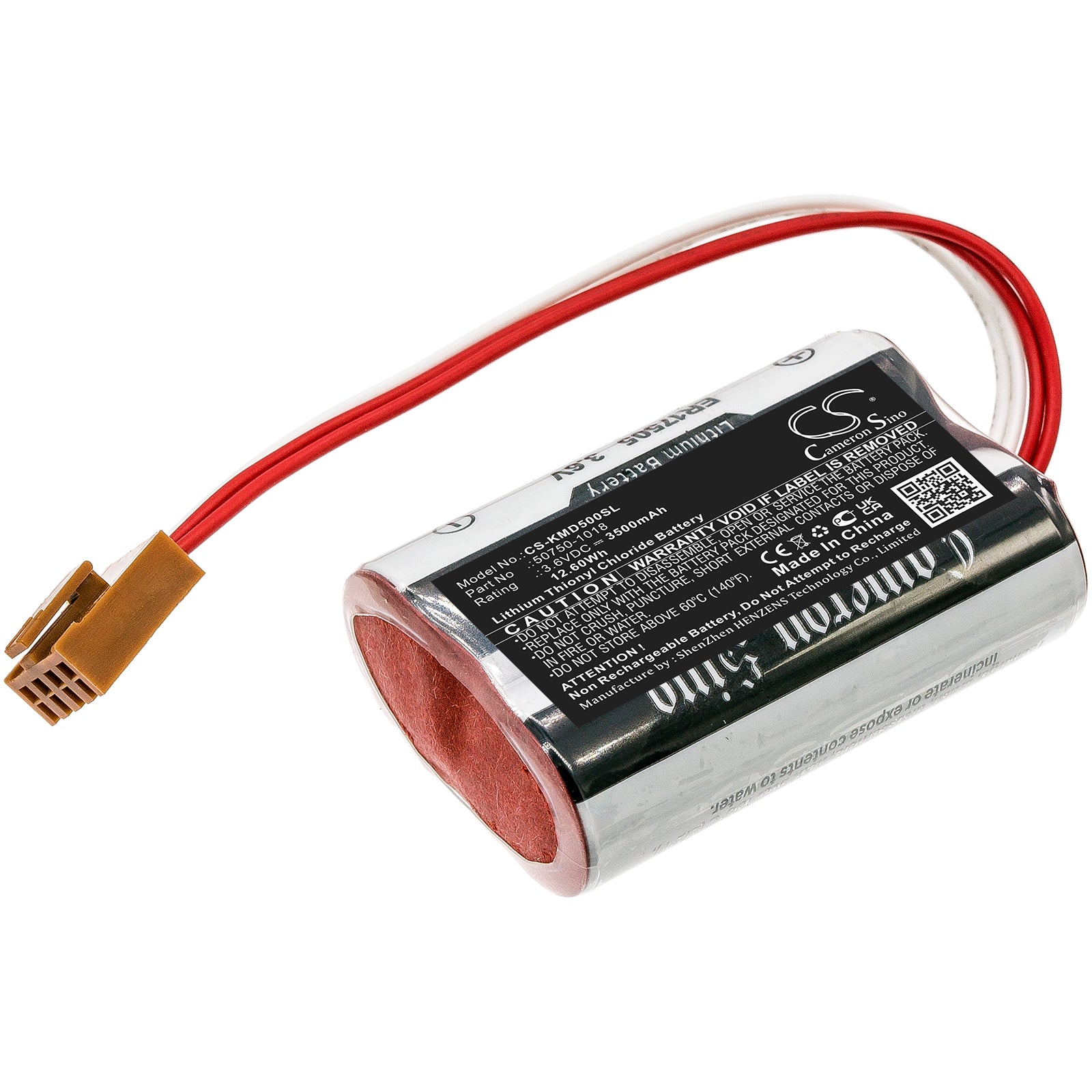 3500mAh Li-SOCl2 Battery for Nachi SB100 & Kawasaki MD500N Robots, 3.6V, Compact Size
