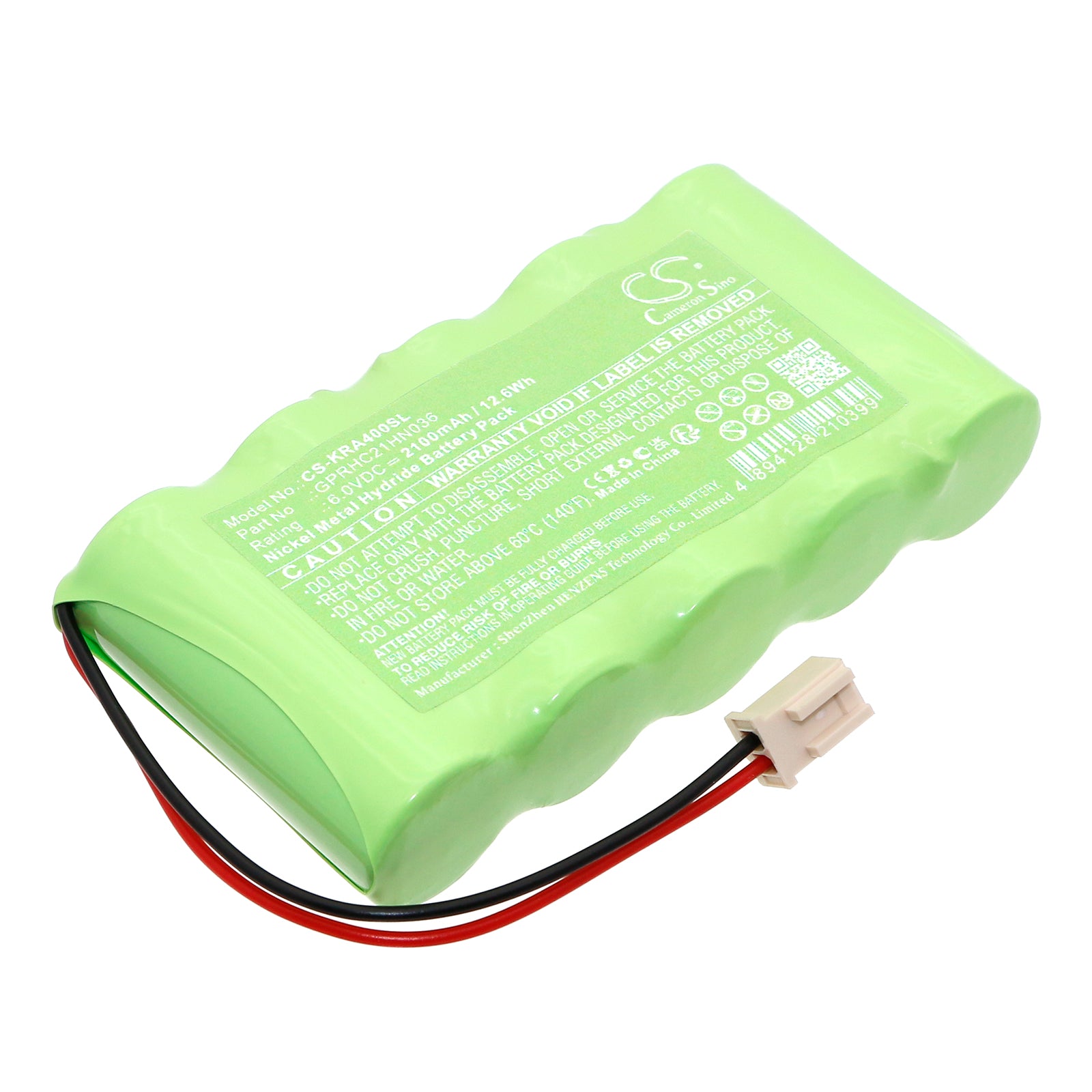 KERN Scale Replacement Battery NiMH 6.0V 2100mAh for EW-N/EG-N, EG-A04, EG-A06 Electronic Scales
