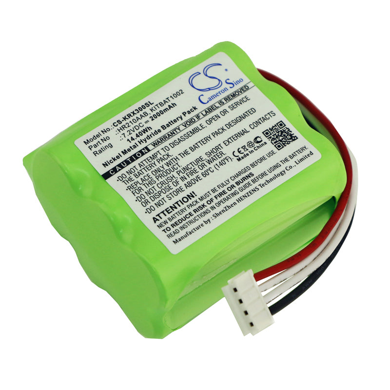 2000mAh 7.2V Ni-MH Replacement Battery for KORG PA3X, PA3X 61, PA3X 76 Keyboard - Musical Instrument Power Supply
