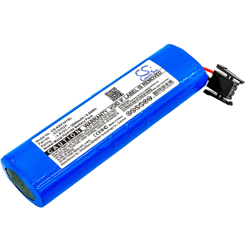 4.8V 2000mAh Ni-MH Replacement Battery Pack for Kinryo Surveying Instruments - KC3411A, KC3412B, KC3445DB
