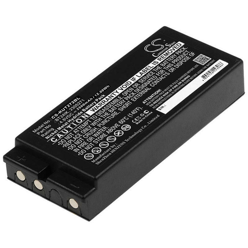 4.8V 2500mAh Ni-MH Battery for IKUSI TM70 Crane Remote & Iribarri iK3 Transmitter (114.6x47x20.1mm)
