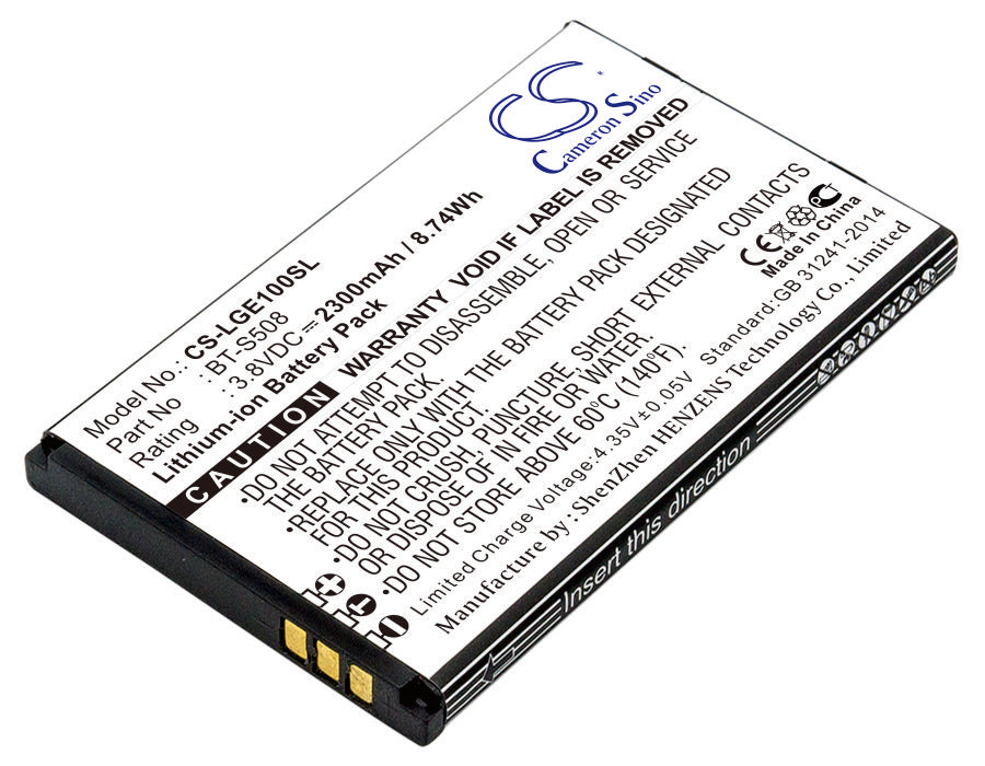 Leagoo Elite Y & BT-S508 Smartphone Battery - 2300mAh, 3.8V Li-ion Replacement Power Cell
